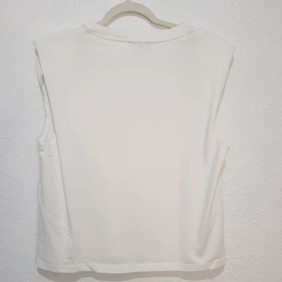 J Crew Structured muscle T-shirt in  cotton white Sz XXS NWT - Picture 3 of 6